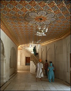 Interior of the Sikh parlement building.