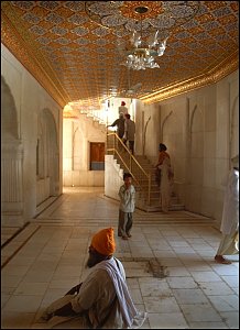 Interior of the Sikh parlement building.